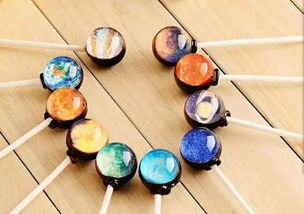 星空奇境 巧克力与棒棒糖的摄影艺术